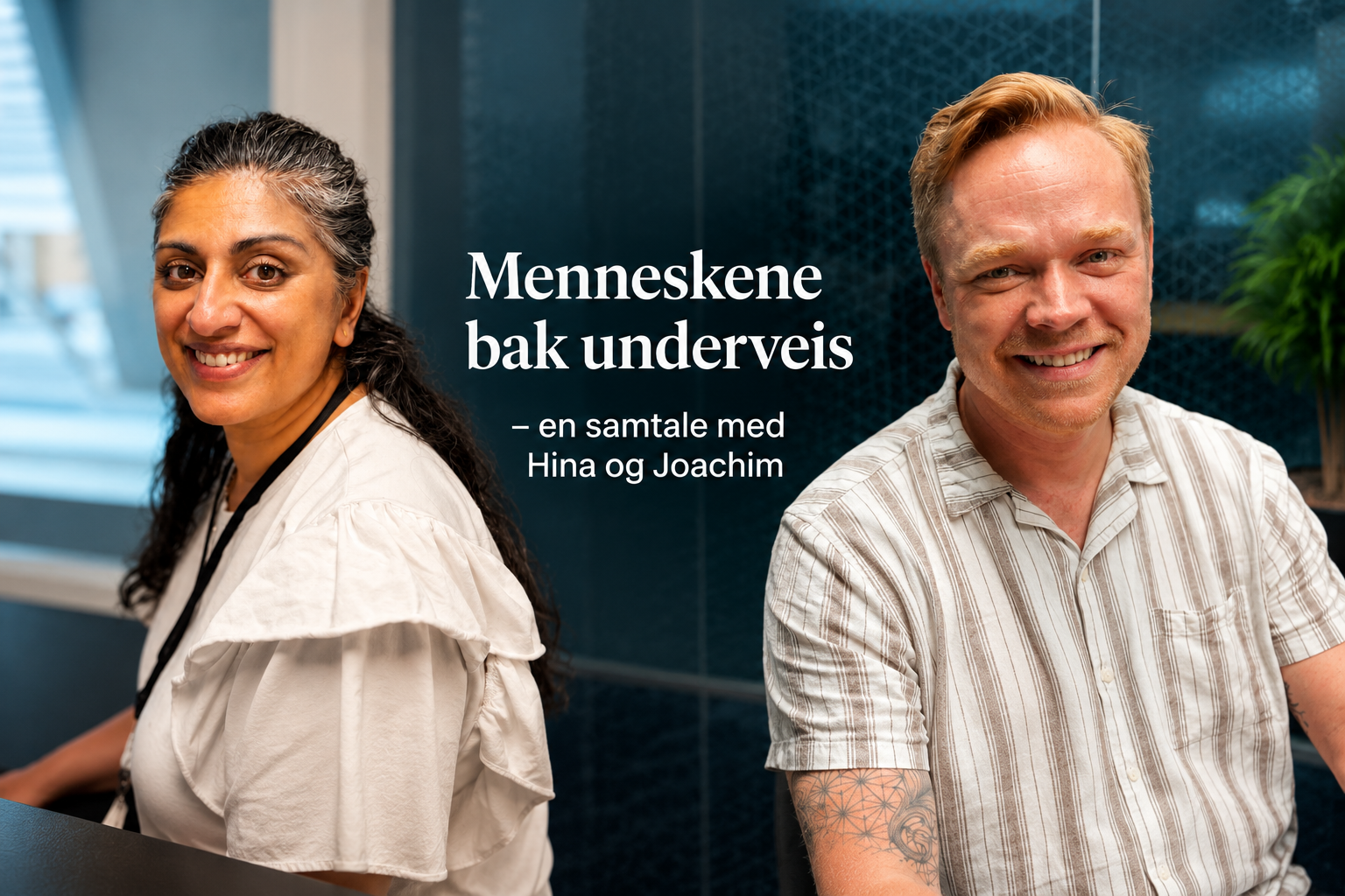 Hina og Joachim Qazi-Aarud – menneskene bak Underveis